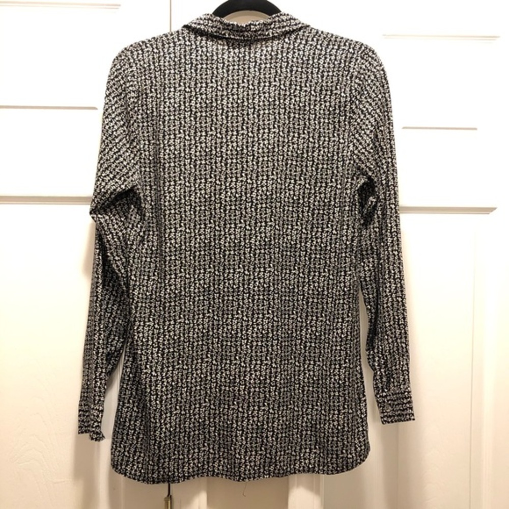 J.Jill Abstract Print Button Down Blouse - image 2